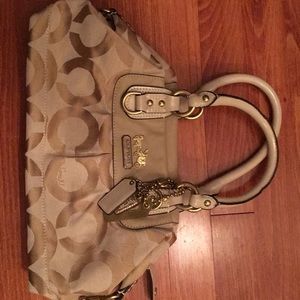 Ivory beige Coach